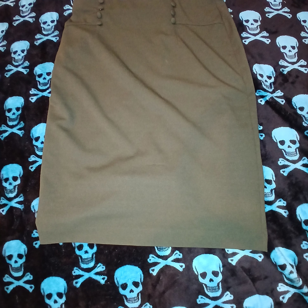 NYC Brown Pencil Skirt